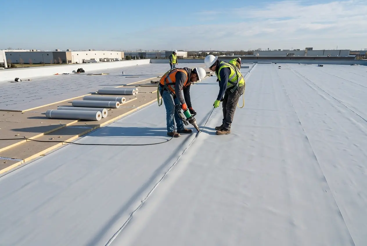 TPO flat roof